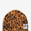 Caps Og Luer Mini Rodini Mini Rodini Basic Beanie - Leopard