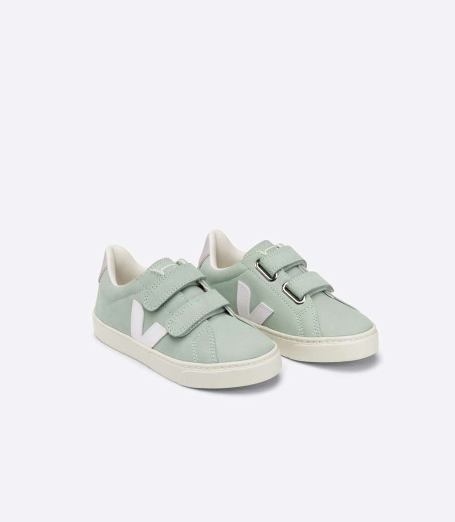 Barnesko Veja Veja Small Esplar Nubuk - Matcha White