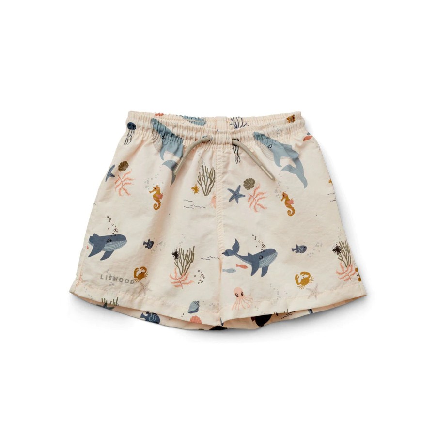 Barneklaer Liewood Liewood Duke Badeshorts - Sea Creature