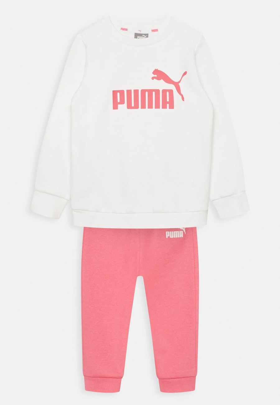 Barneklaer Puma Puma Minicats Crew Sett - Rosa