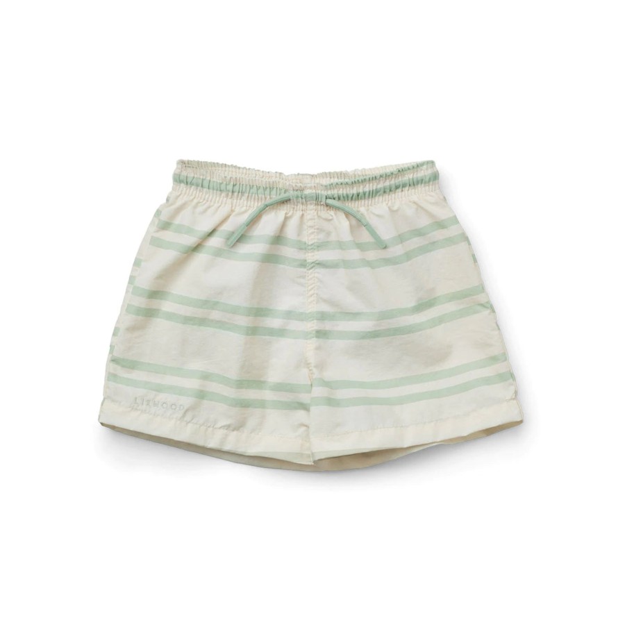 Barneklaer Liewood Liewood Duke Badeshorts - Creme De La Creme/Dusty Mint