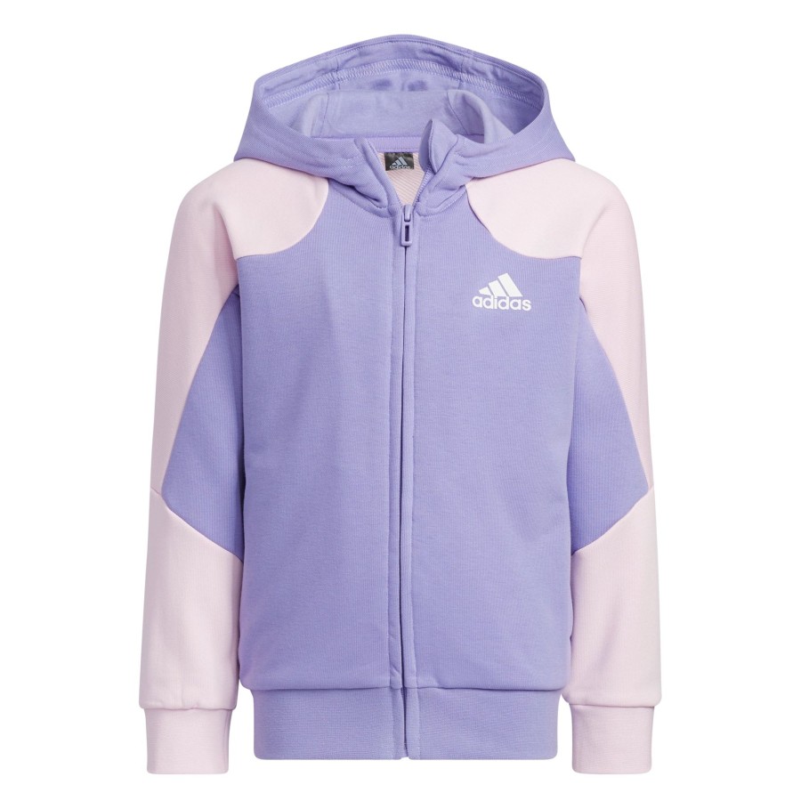 Barneklaer Adidas Adidas Originals Zipjakke - Lilla