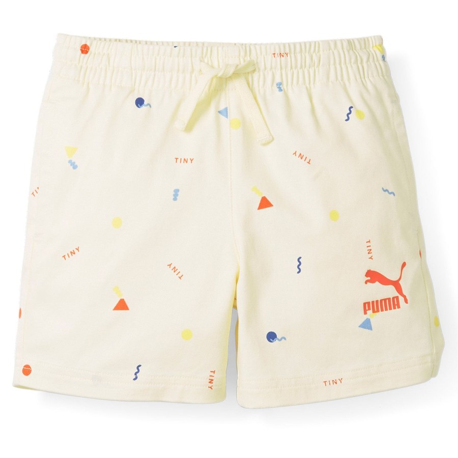 Barneklaer Puma Puma X Tiny Aop Shorts - Gul