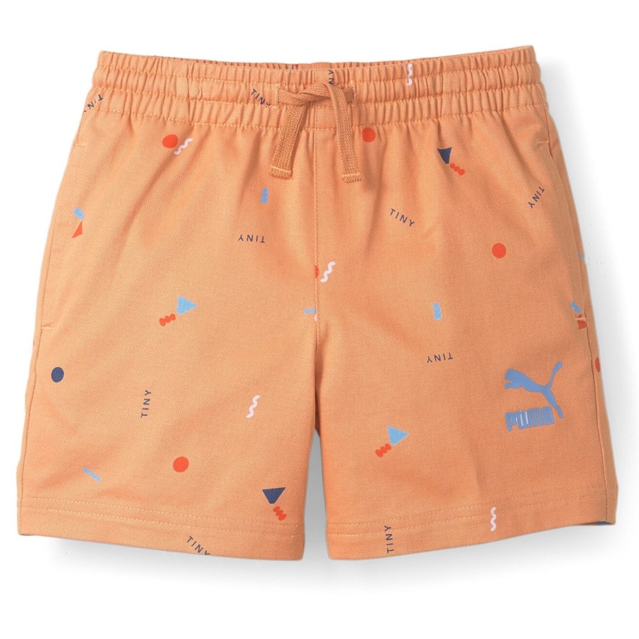 Barneklaer Puma Puma X Tiny Aop Shorts - Orange