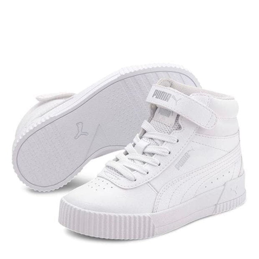 Barnesko Puma Puma Carina Mid Ps - Hvit