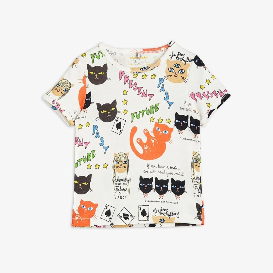 Barneklaer Mini Rodini Mini Rodini Clairvoyant Cats Tee