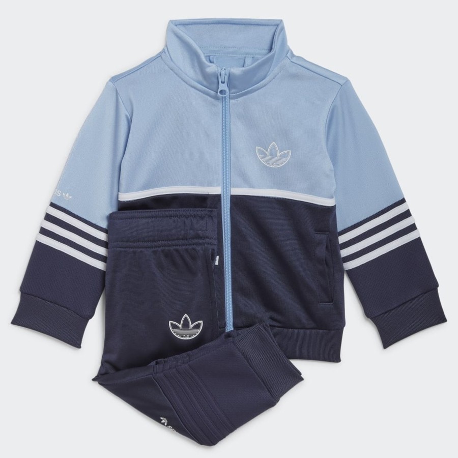 Barneklaer Adidas Adidas Originals Tracksuit - Navy/Lysebla