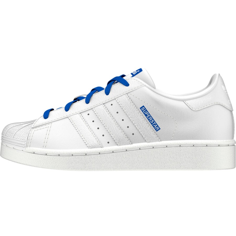 Barnesko Adidas Adidas Originals Superstar C Joggesko - Hvit/Bla