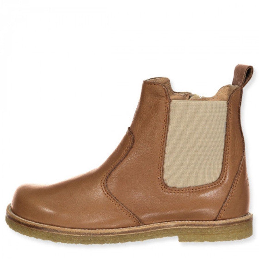 Barnesko Pom Pom Pom Pom Chelsea Boot - Camel