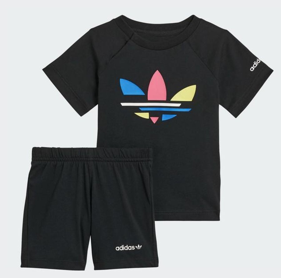 Barneklaer Adidas Adidas Originals Shorts/T-Skjorte Sett