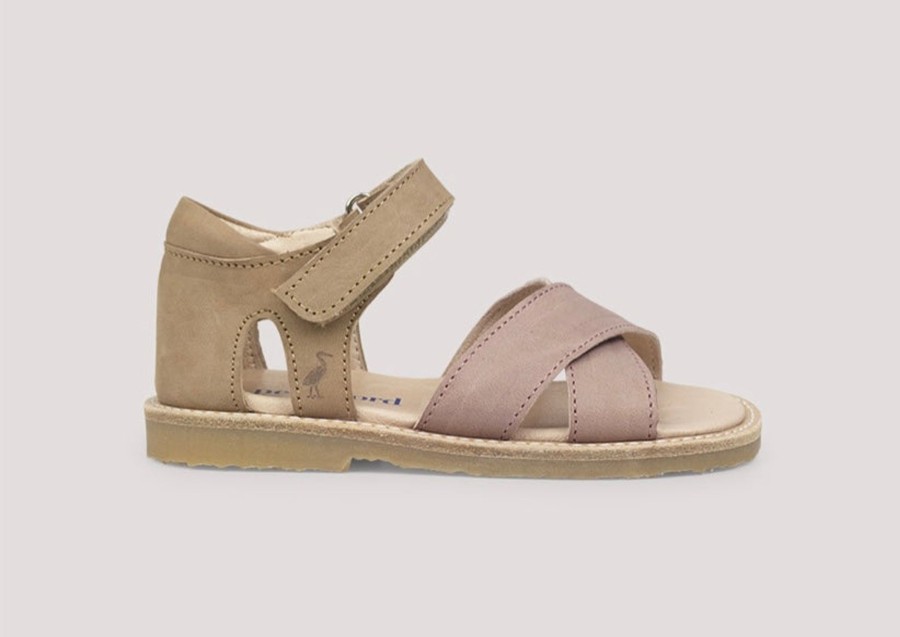 Barnesko Petit Nord Petit Nord Cross Over Sandal - Old Rose