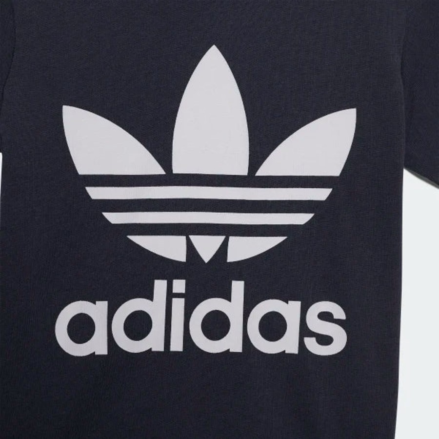 Barneklaer Adidas Adidas Tee Trefoil - Bla