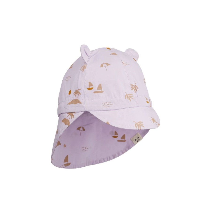 Caps Og Luer Liewood Liewood Gorm Solhatt -Seaside Light Lavender