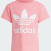 Barneklaer Adidas Adidas Trefoil Tee - Rosa