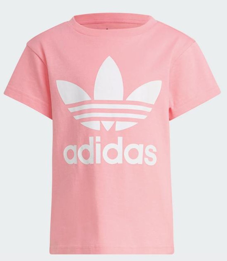 Barneklaer Adidas Adidas Trefoil Tee - Rosa