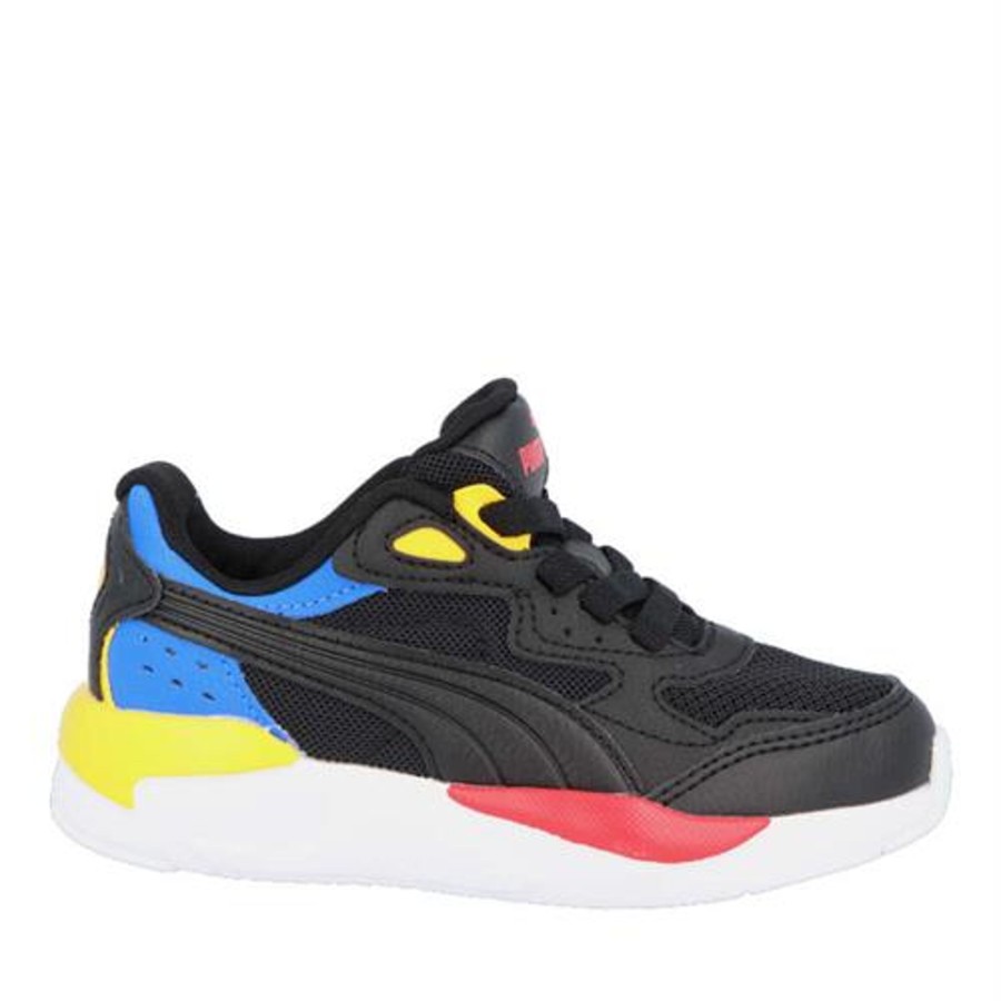 Barnesko Puma Puma Sneakers - X-Ray Speed Lite Ac Inf - Svart/Gul/Rod/Bla